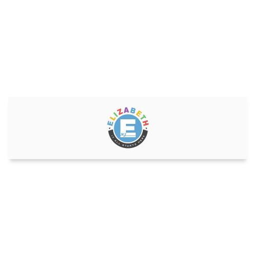 Elizabeth It All Starts Here Logo Round - Bumper Sticker