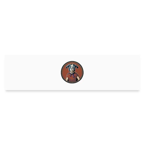 Dogboy Adventutes Red Circle Logo - Bumper Sticker