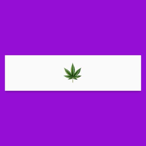 Cannabis Leaf - Bumper Sticker