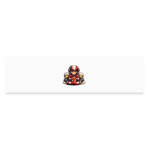 Carcadelogoracerfront - Bumper Sticker