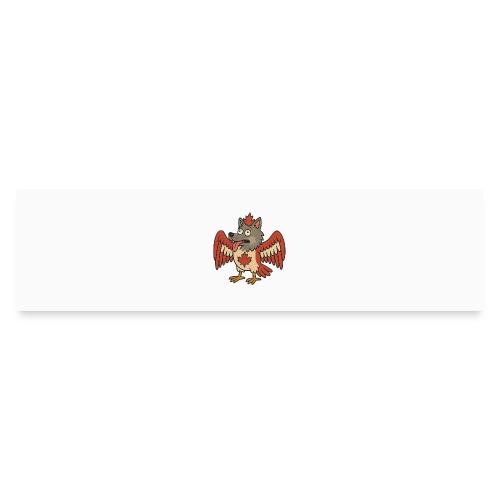 Maple-Mad Wolfbird – Quirky Canadian Creature - Bumper Sticker