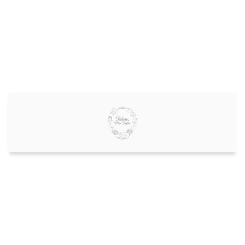 Future Mrs Minimalist Bridal Line Art - Bumper Sticker