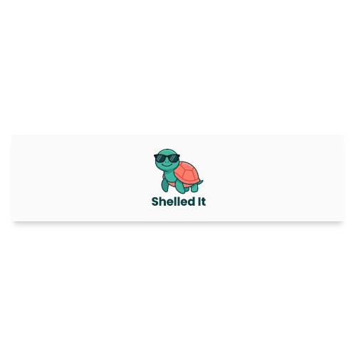Funny Turtle Sunglasses Shelled It Cute Gift - Bumper Sticker
