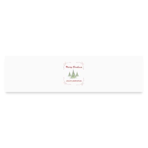 Beautiful Green Christmas Tree Graphic - Bumper Sticker