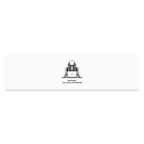 My Anxiety Has a Bone to Pick With Me T-Shirt - Bumper Sticker