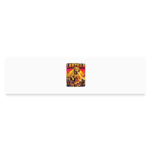 Labzilla Giant Yellow Labrador Monster Tee - Bumper Sticker