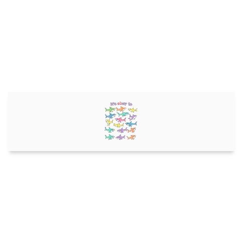 It’s Okay To – Cute Pastel Shark - Bumper Sticker
