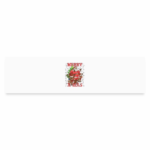 Santa Chibi Reindeer Christmas Gift Merry X-Mas - Bumper Sticker