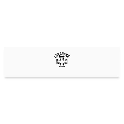 Lifeguard Cross Emblem - Bumper Sticker