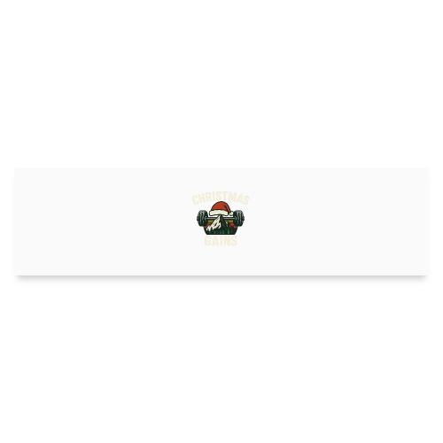 Christmas Gains – Santa Barbell Power - Bumper Sticker