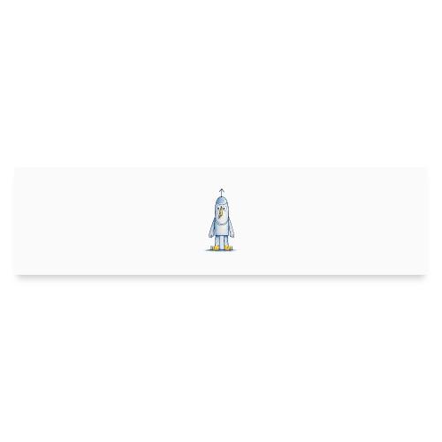Funny Doodle Bird Character - Bumper Sticker