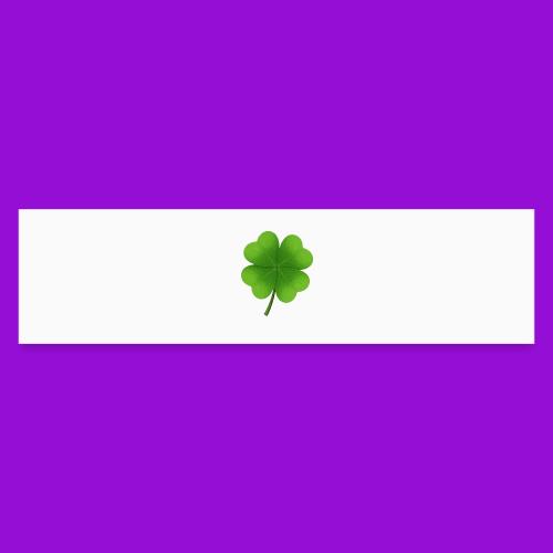 Four leaf clover - Bumper Sticker