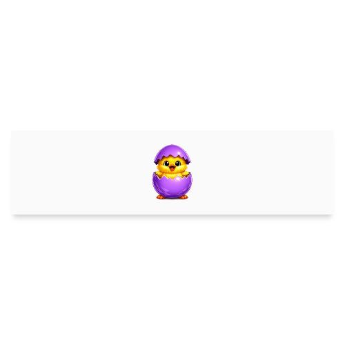Easter Chick Purple - Bumper Sticker