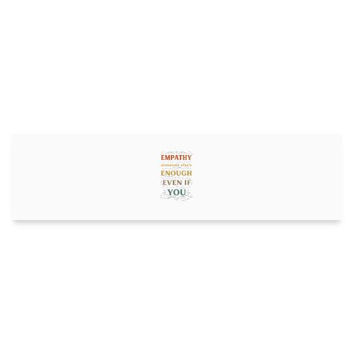 Empathy Quote Chalkboard Style Inspirational T-Shi - Bumper Sticker