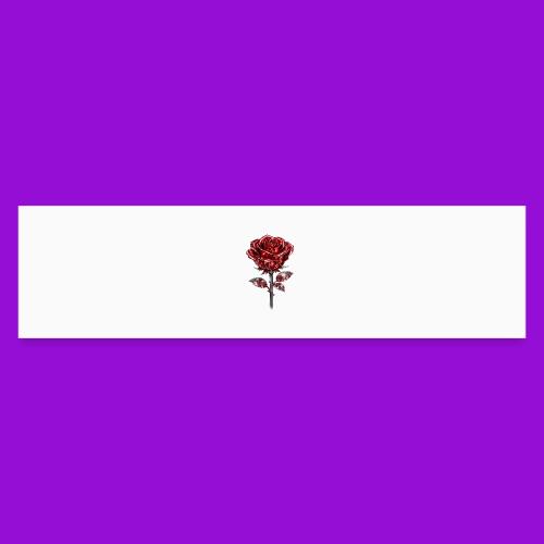 Silver Rose - Bumper Sticker