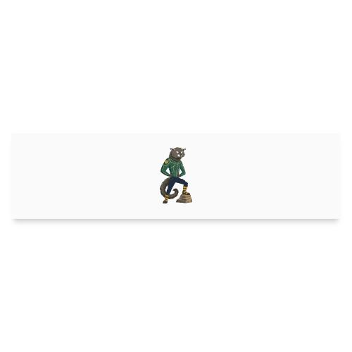 Raccoon Ranger in Neon Armor - Bumper Sticker