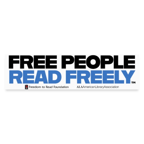 Free People Read Freely - Bumper Sticker