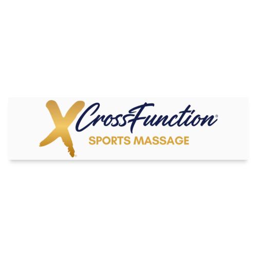 XF Sports Massage- Dark Logo (Front Only) - Bumper Sticker