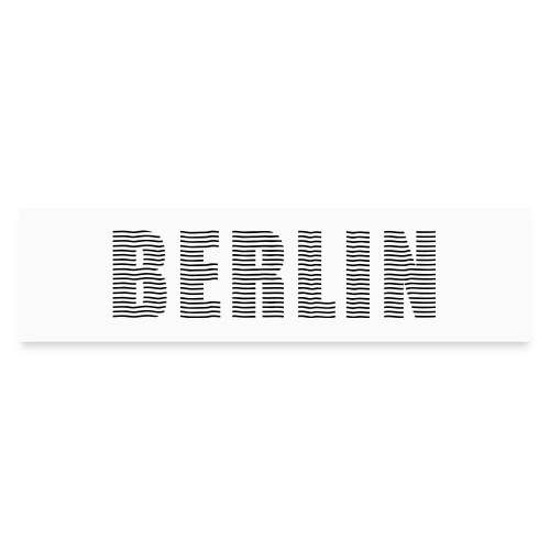 BERLIN line-font - Bumper Sticker