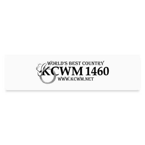 KCWM Logo - Bumper Sticker