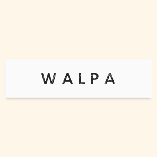 WALPA Bathymetric Contours - Bumper Sticker