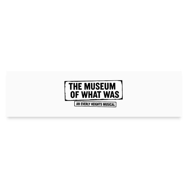 Museum of What Was Logo (Black)