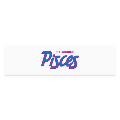 Pittsburgh Pisces - SS Collection - Bumper Sticker