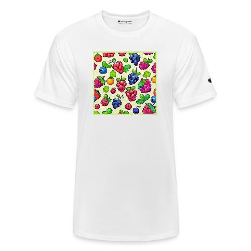 Berry Fruit Pattern Design - Champion Unisex T-Shirt