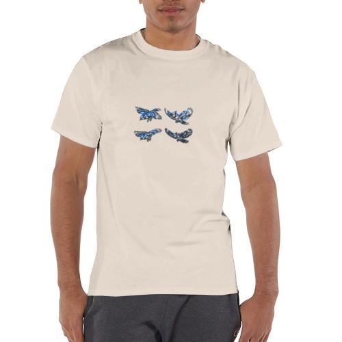Silver Blue Jay Flight Stages - Champion Unisex T-Shirt