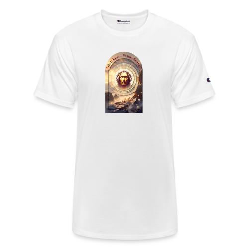 Easter He Is Risen Sacred Face T Shirt, wife Gift - Champion Unisex T-Shirt