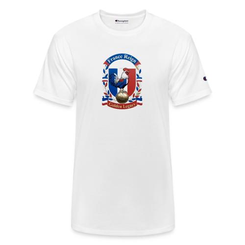 France Rooster Reign T-Shirt, Tricolore Pride Gift - Champion Unisex T-Shirt