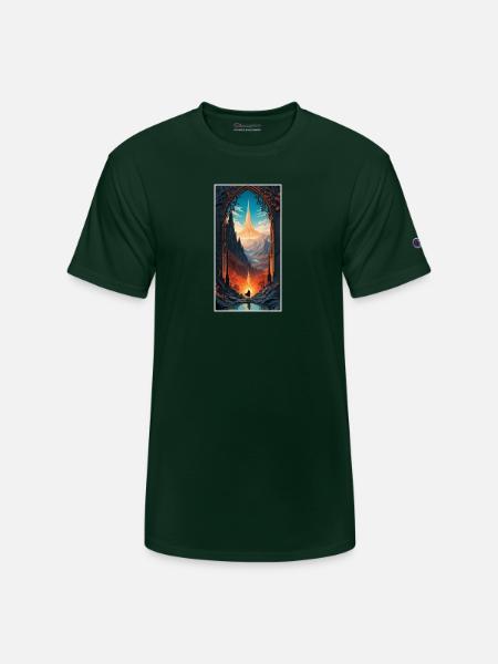 Fantastic Journey - Champion Unisex T-Shirt - Dark Green