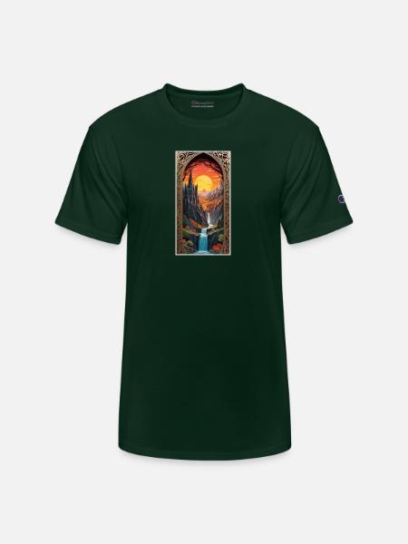 Fantastic Journey - Champion Unisex T-Shirt - Dark Green