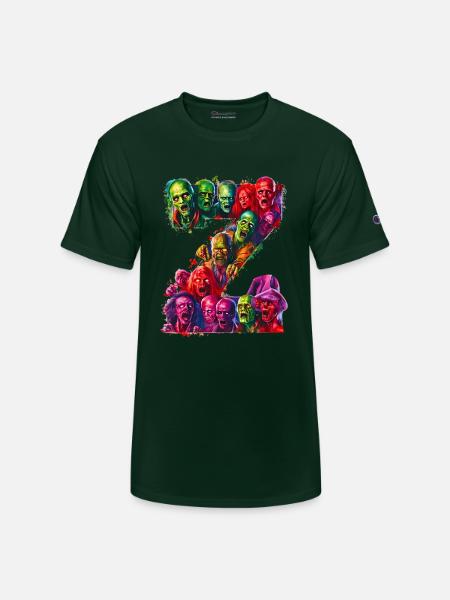 alphabet Z - Champion Unisex T-Shirt - Dark Green