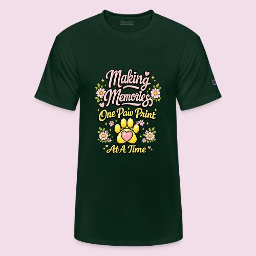 Making Memories One Paw Print At A Time - Champion Unisex T-Shirt