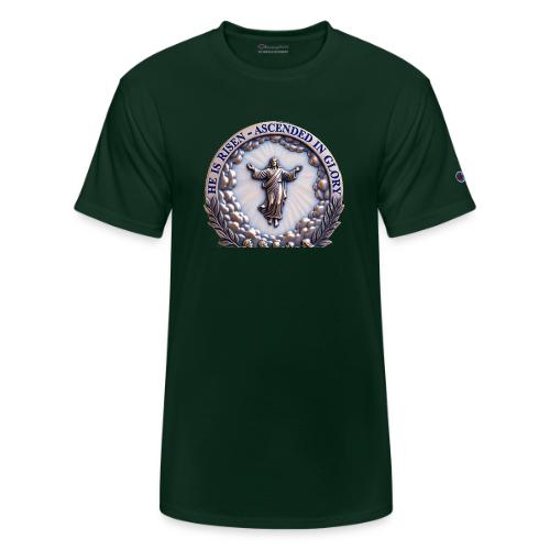 He Is Risen Ascended In Glory T Shirt, Gift - Champion Unisex T-Shirt