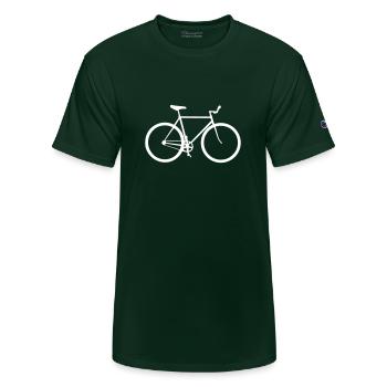 bicycle - Champion Unisex T-Shirt - Dark Green - Front
