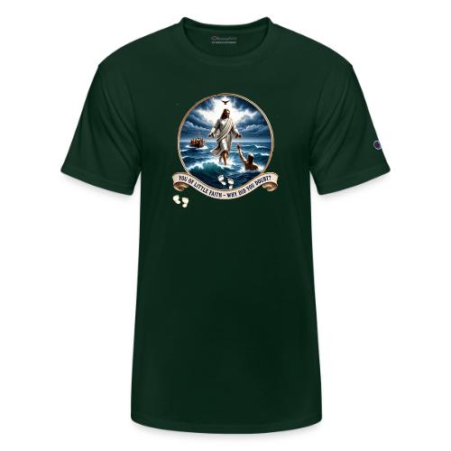 Walking On Water Faith T Shirt, Christian Miracle - Champion Unisex T-Shirt