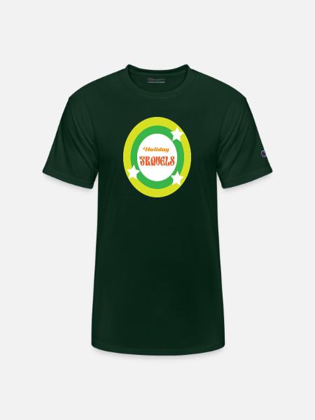 HOLIDAY TRAVELS t-shirt. - Champion Unisex T-Shirt - Dark Green