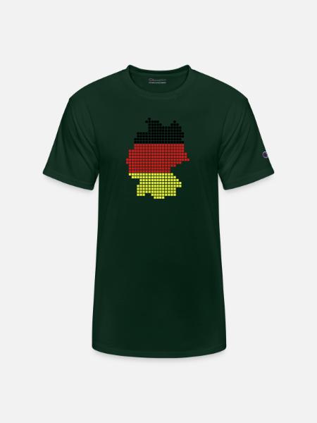 germany - Champion Unisex T-Shirt - Dark Green