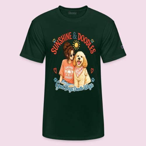 Sunshine & Doodles – Good Days, Doodle Ways - Champion Unisex T-Shirt