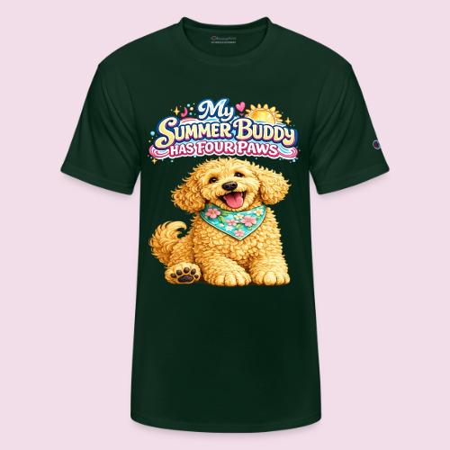 My Summer Buddy Has Four Paws - Champion Unisex T-Shirt