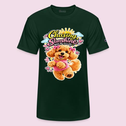 Chasing Sunshine With My Doodle - Champion Unisex T-Shirt