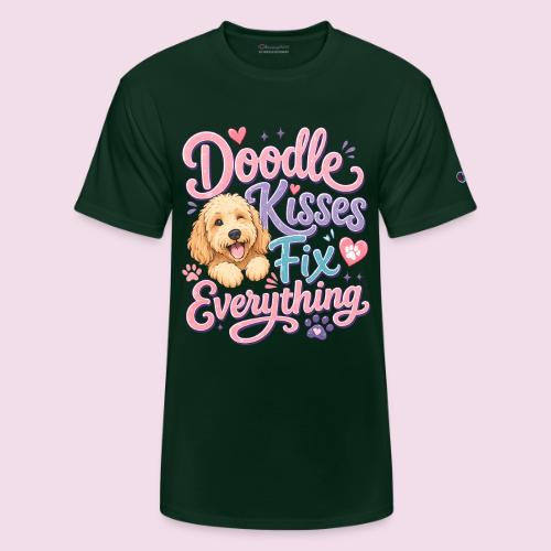 Doodle Kisses Fix Everything Dog Lover Gift - Champion Unisex T-Shirt
