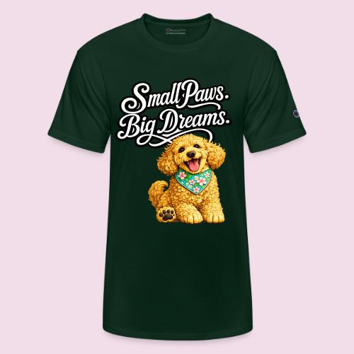 Small Paws Big Dreams Goldendoodle Puppy - Champion Unisex T-Shirt