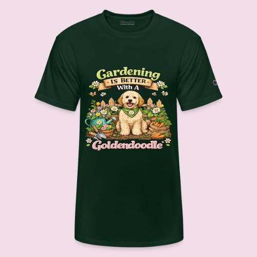 Gardening Is Better With A Goldendoodle - Champion Unisex T-Shirt