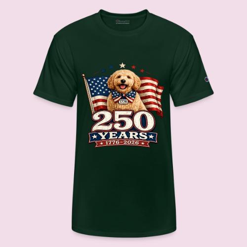 America 250 Dog Mom Goldendoodle - Champion Unisex T-Shirt