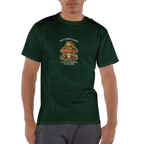 Frog Consumed by Moss Cottagecore Aesthetic - Champion Unisex T-Shirt