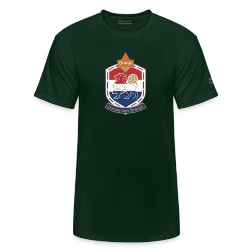 Netherlands Lion Crest T-Shirt, Dutch Badge Gift - Champion Unisex T-Shirt