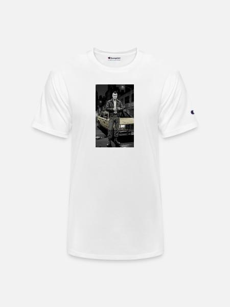 Noir Punk Taxi Driver - Champion Unisex T-Shirt - white